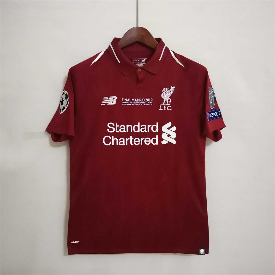 AAA Quality Liverpool 18/19 Home UCL Final Soccer Jersey